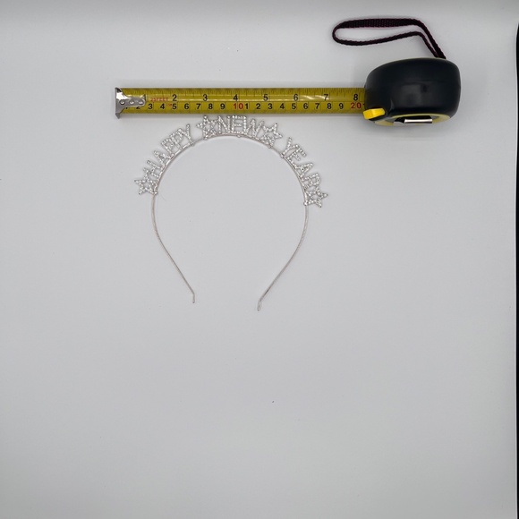 Happy New Year Rhinestone Tiara/Headband - Picture 2 of 4